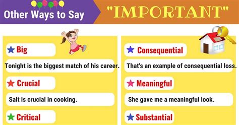 Another Word For Important 200 Synonyms For Important With Examples