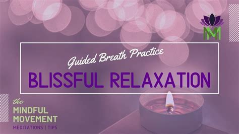 Guided Meditation To Experience Blissful Relaxation 4 7 8 Breath