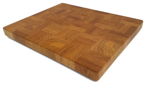 End Grain White Oak Cutting Board Rustic Cutting Boards By The Custom Cutting Block Houzz