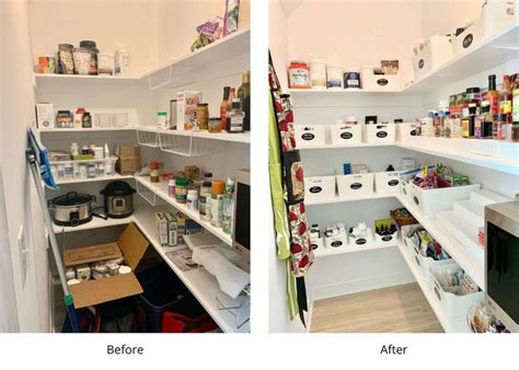 Before And After Pantry Organization Hello Simplified Pro Organizing