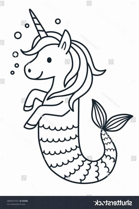 Mermaid Unicorn Coloring Page Babeandtae Com Como Dibujar Un Unicornio Dibujos De
