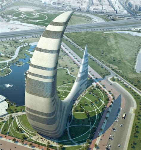 Dubai — Crescent Moon Tower In Dubai ♥ Repin Like Comment And Share ♥