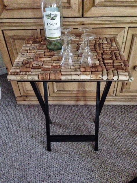 Pin By Carol Dang On Arts And Crafts Wine Cork Table Cork Table