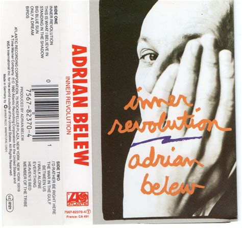 Adrian Belew Inner Revolution 1992 Cassette Discogs