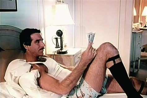 Retro Stud Harry Reems Relaxes In His Underwear Sock Garters