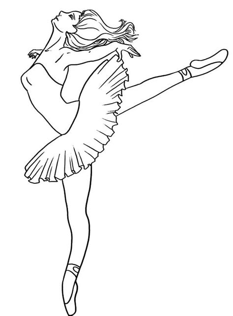 Pin On Ballet Girl Coloring Pages