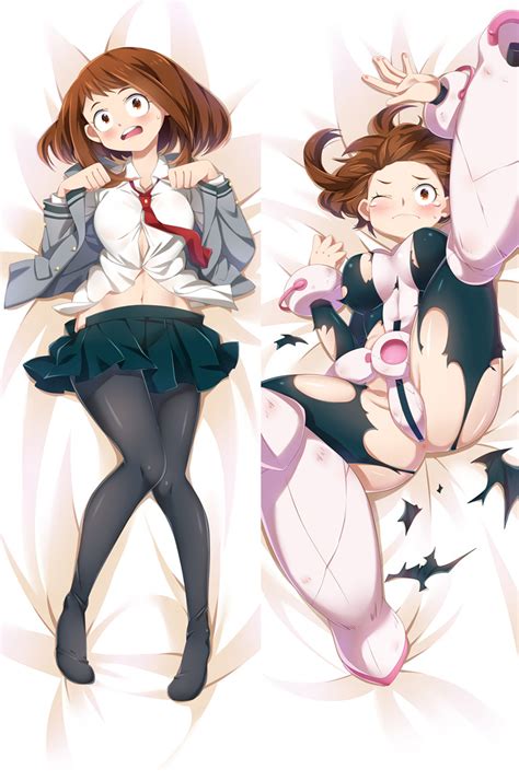 Anime My Hero Academia Ochaco Uraraka Dakimakura Pillow Case Cover