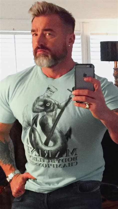 Ross Hurston Selfie Hunky Men Mens Tshirts Mens Tops