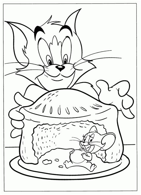 Awesome Printable Tom And Jerry Coloring Pages Mickymaus Zeichnungen