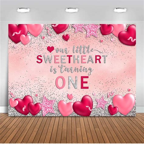 Sweetheart Backdrop For Photography Newborn Baby Shower Background For