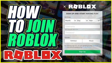 How To Sign Up For Roblox In 2020 Youtube