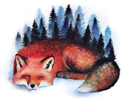 Картинки для срисовки карандашом животные лиса