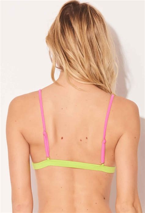 Nude Pink Yellow Fixed Triangle Bikini Trangulo Tricolor Triya My Xxx