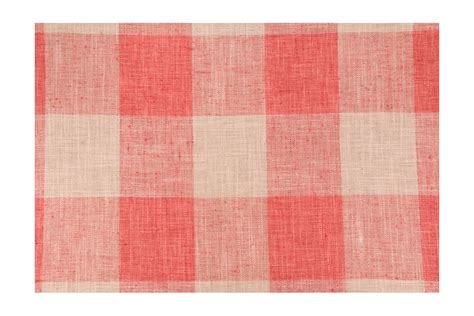 Kaufmann Check Please Woven Upholstery Fabric In Coral