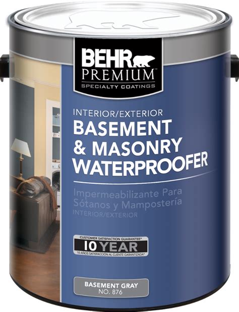 Behr Premium Basement And Masonry Waterproofer Basement Gray