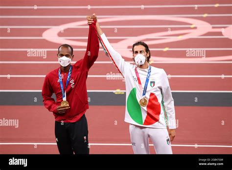 Barshim Mutaz Essa Qat And Tamberi Gianmarco Ita Gold Medal August