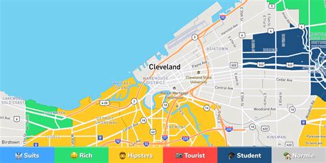 Cleveland Neighborhood Map