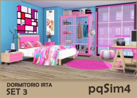 Pqsims4 Irta Set 3 Bedroom Sims 4 Downloads
