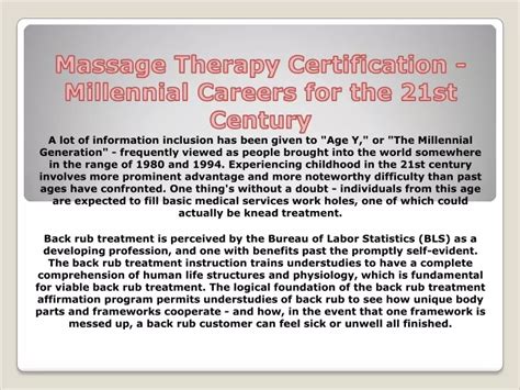 Ppt Massage Therapy Powerpoint Presentation Free Download Id10556094