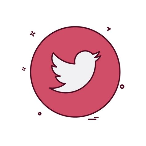 Twitter Pink Icon At Vectorified Com Collection Of Twitter Pink Icon