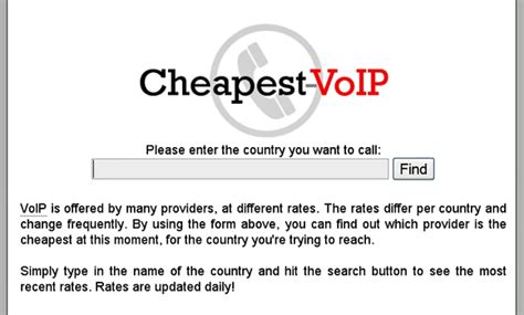cheapest voip find the cheapest voip calling rates