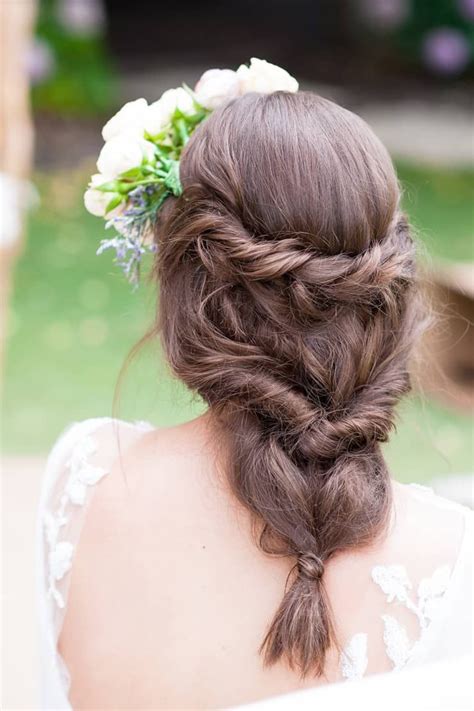 Watercolour Garden Wedding Inspiration Hair Garden Wedding Hairstyles Braided Hairstyles For