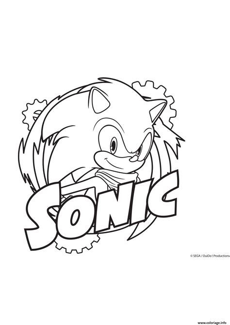 19 dessins de coloriage disney channel a imprimer imprimer. Coloriage Sonic Fun Dessin Gulli à imprimer