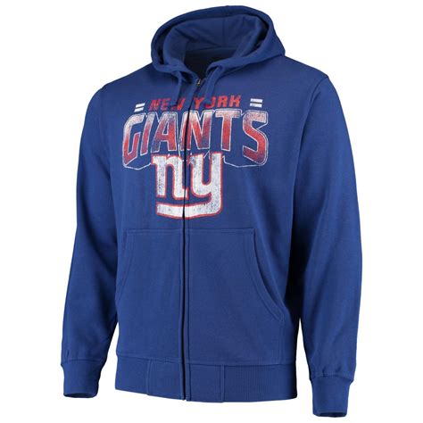 Officially Licensed Mens G Iii Sports By Carl Banks Giants Zip Hoodie