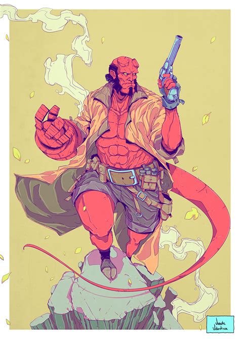 Hellboy Anung Un Rama Printposter On Behance