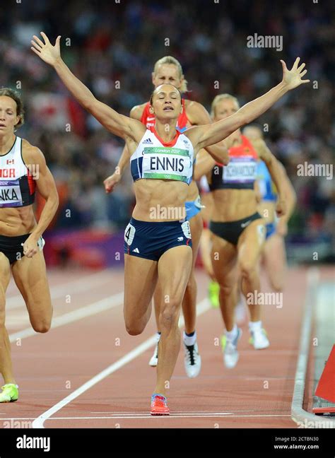 Jessica Ennis Wins Gold Hi Res Stock Photography And Images Alamy
