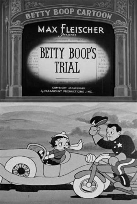 Betty Boops Trial 1934