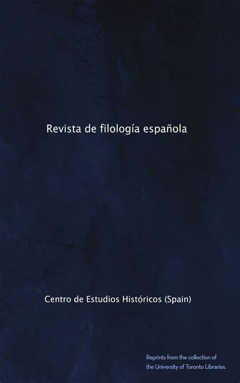 Amazon com Revista de filología española Spanish Edition Instituto Antonio de Nebrija