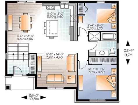 Small Split Level Home Plan 22354dr Architectural Designs House Plans