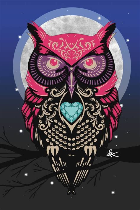 Owl By Vicblahdesigns On Deviantart Owl Artwork Cute Owls Wallpaper
