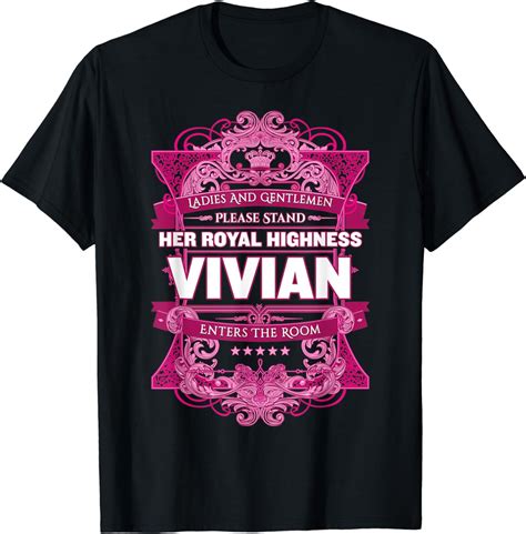 Vivian First Name T Shirt Clothing Shoes And Jewelry