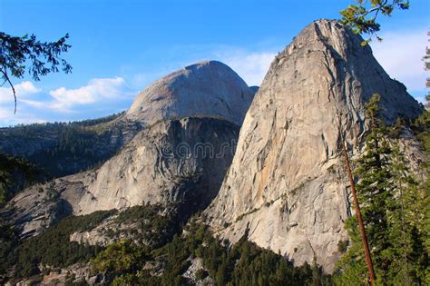 Liberty Cap And Half Dome Stock Photo Image Of Park