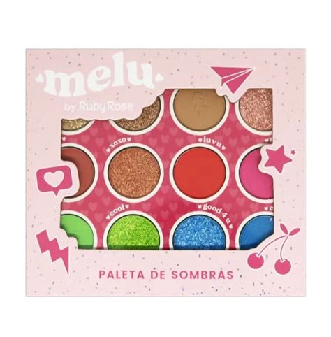 Paleta De Sombras Melu By Ruby Rose HB Maquiagem Atacado