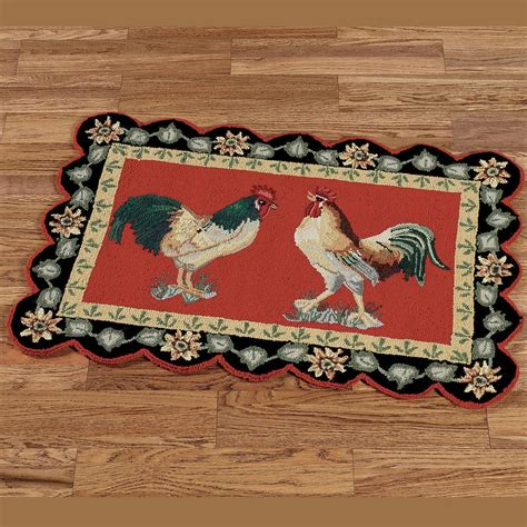 Barnyard Rooster Rugs | Rooster rugs, Rugs, Rooster decor