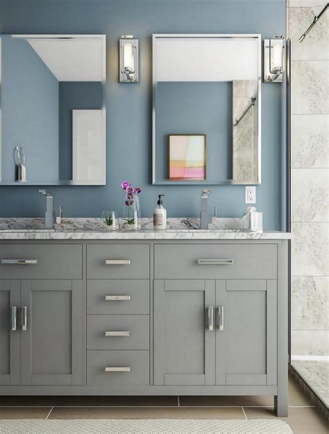 Maybe you would like to learn more about one of these? Muted Coastal Dual Sink Vanity - Bathroom - The Home Depot ...