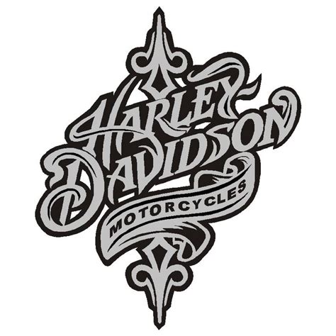 Printable Outline Harley Davidson Logo Motorcylce