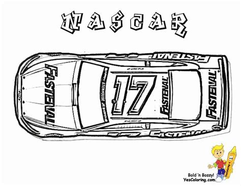 Just click the link for a full size printable page. Nascar Coloring Pages to Print