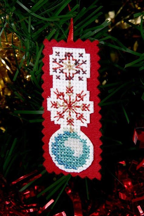 Punto De Cruz Navideño Christmas Cross Stitch Decoration Embroidery
