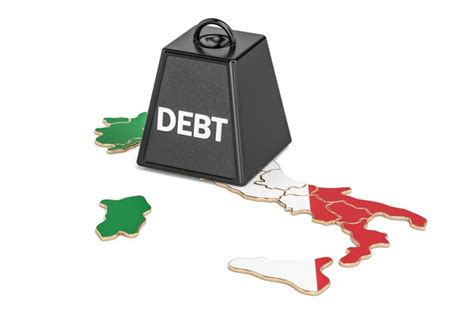 premium photo italian national debt or budget deficit financial crisis concept 3d rendering