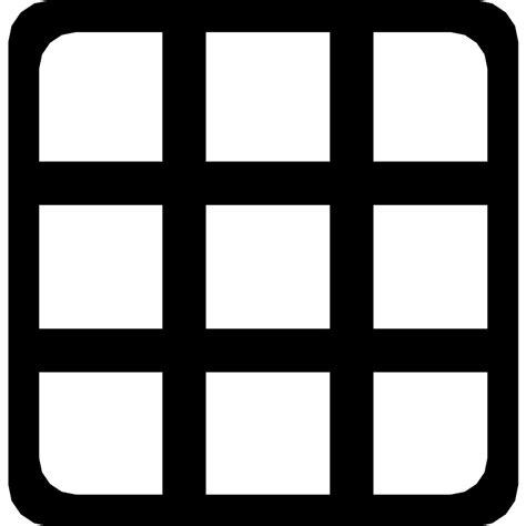 Square Grid Vector Svg Icon Svg Repo