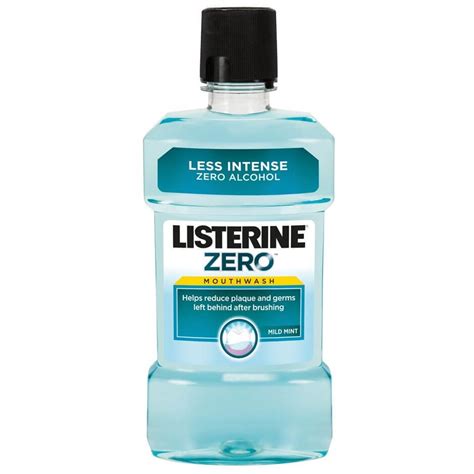 Listerine® Zero™ Mouthwash Listerine® Antiseptic Mouthwash Rinse