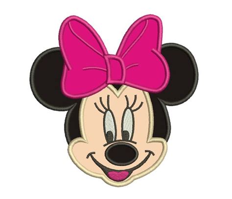 Minnie Mouse Embroidery Design Freehand Machine Embroidery Machine