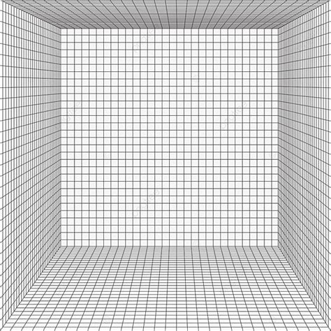 Perspective Grid Vector Hd Images Room Perspective Black Grid Lines