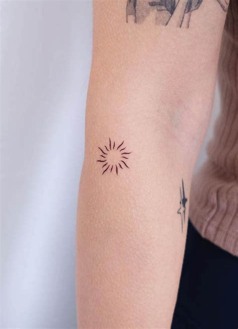 Share More Than Small Sun Tattoo Designs Latest In Eteachers
