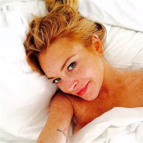 Lindsay Lohan In Racy Topless Selfie Picture Life And Times Of Lindsay Lohan Abc News