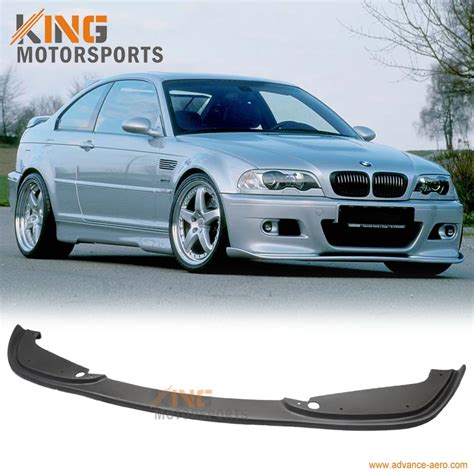 For 2001 2002 2003 2004 2005 2006 e46 m3 pu h style front bumper lip